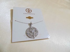 Giani Bernini Sterling Silver Cubic Zirconia Round Pendant Necklace R318 $125 - £35.47 GBP