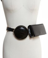 Inc Women&#39;s Multi Bag Belt Bag Size M Black NWT - $18.37