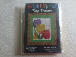 Bright Spots TULIP TREASURES by Carolyn Meacham SEALED Kit w/Frame - 5&quot; ... - $11.88
