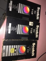 Scotch Video Cassette E.G. T120 Vhs Lot Of 3 Used - $7.02