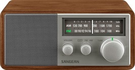 Sangean SG-116 AM/FM Analog Wooden Cabinet Receiver, Walnut, 6.5W Output Power - £80.36 GBP