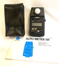 Vintage 1984 Minolta Auto Light Meter IIIF - €57,56 EUR Vintage 1984 Minolta Auto Light Meter IIIF - €57,56 EUR