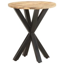 vidaXL Side Table 18.9&quot;x18.9&quot;x22&quot; Solid Mango Wood - £127.38 GBP