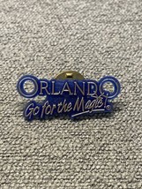 Vintage Orlanfo Go For The Magic Florida Souvenir Travel Tie Lapel Pin K... - $11.88