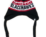 Chicago Blackhawks NHL 47 Marque Pompon Bonnet Tricot Tressé Glands Un T... - £9.15 GBP