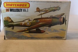 1/72 Scale Matchbox, Wellesley Mk.1 Airplane Model Kit #PK-123 BN  Open Box - $40.50