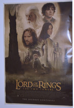 #2592 LOTR Poster - The Two Towers - 26x39 Laminated-Double sided - £58.85 GBP