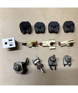 VINTAGE 1960s Sears Classic Pull Out Stove Parts Lot Switches Lights Outlet - $20.00