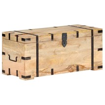 vidaXL Chest Natural Solid Mango Wood Large Chest Rectangular Rustic - $250.99