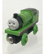 Thomas the Train &amp; Friends PERCY Wooden Railway Tank Engine 6 Green Engi... - £10.02 GBP