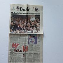 Midland Reporter Telegram January 21, 2009 Midland Offers Bushes Warm We... - $9.99