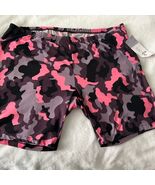 Just Be Athletic Pink Camo Performance Biker Shorts - $15.00