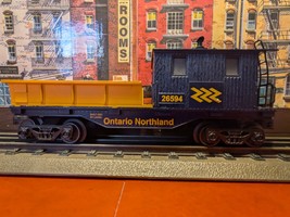 LIONEL TRAIN  USED  #6-26594  Plastic Ontario Northland Work Caboose  Bl... - $11.00