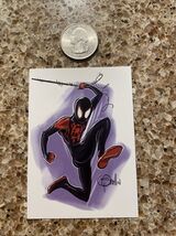 Miles Morales Spider-Man Advertisement Card by Patrick Scullin 4”x2.5” S... - €4,26 EUR