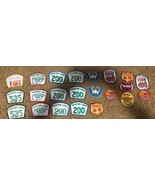 Vintage Bowling Patches ABC LOT of 22 1976&#39;s - 1990&#39;s. - $42.06