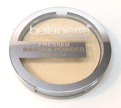 BellaPierre Cosmetics Pressed Banana Setting Powder in MEDIUM 8g Full Size - £7.07 GBP