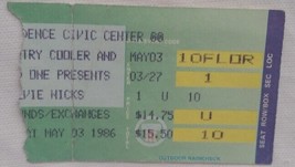 STEVIE NICKS - VINTAGE MAY 03, 1986 CONCERT TICKET STUB - £7.71 GBP