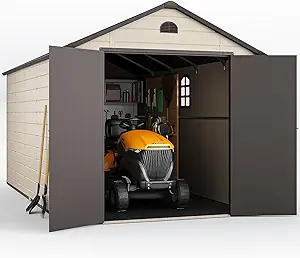 Storage Shed 8X15 Ft, , Patio Storage Sheds Outdoor With Floor, Lockable... - $3,946.99