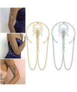 Scorpion Butterfly Arm Chain Bracelet Armlet Upper Cuff Armband Women Je... - €18,92 EUR