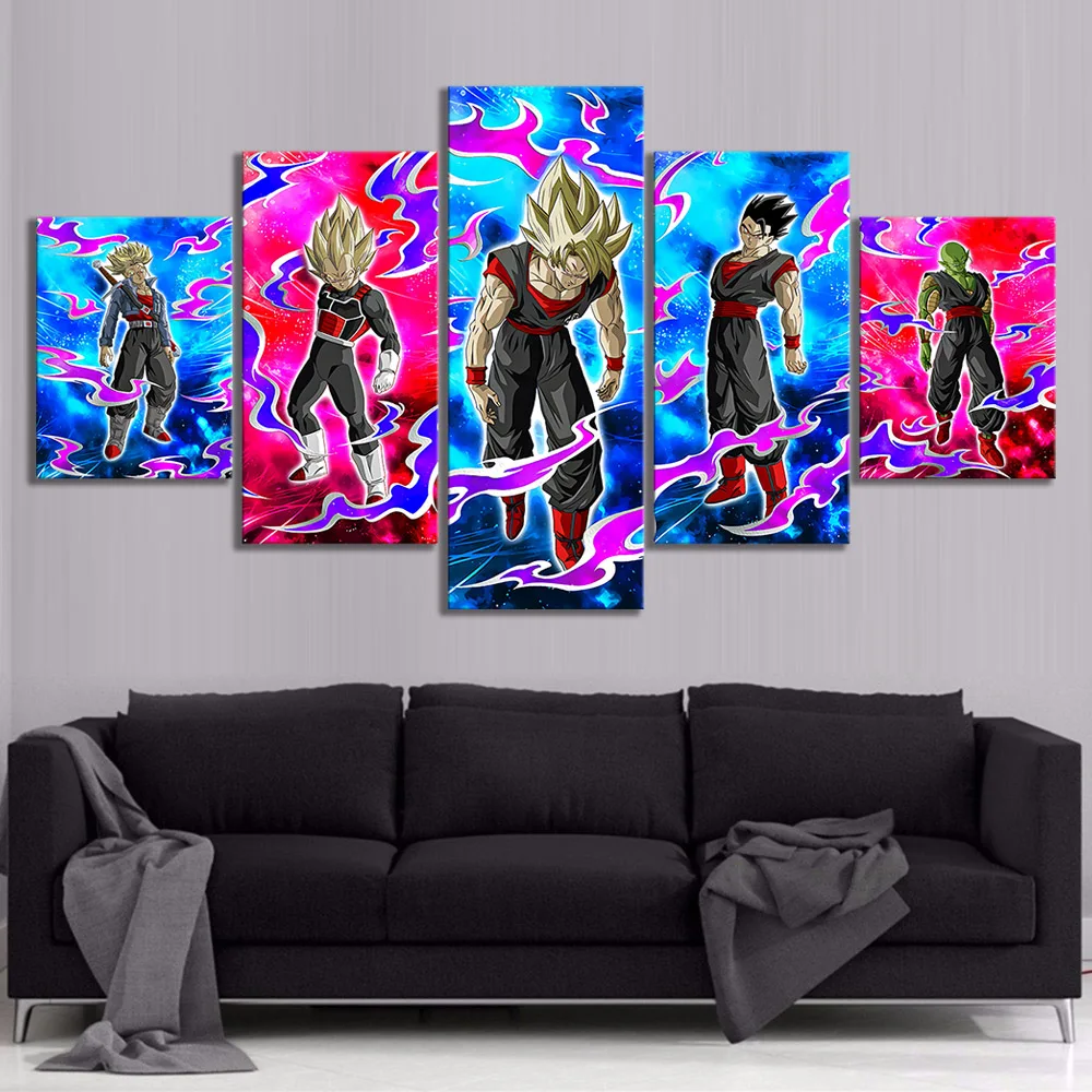 Dragon Ball Fighter Z Video Games Art Frameless Paintings Devil Goku Vegeta - £20.14 GBP+