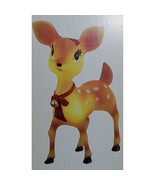 LED Nostalgic 23&quot; Blow Mold Light up Girl Reindeer NEW - £49.23 GBP