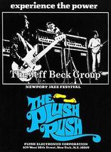 Jeff Beck Group - The Plush Rush - Newport Jazz Festival - 1970 - Concert Poster - $32.99