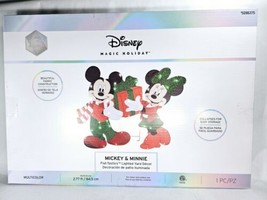New! Disney Mickey Minnie FlatTastics LED Lighted Fabric Christmas Decor - £51.94 GBP