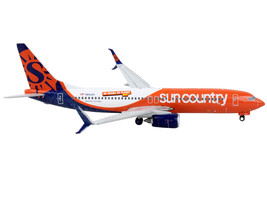Boeing 737-800 Commercial Aircraft &quot;Sun Country Airlines&quot; Orange and Blue with W - £49.68 GBP