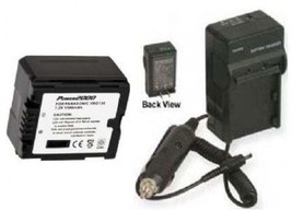 Battery + Charger for Panasonic HDC-SD5PP HDC-TM10 - £30.55 GBP