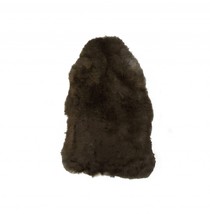 2&#39; X 3&#39; Brown Natural Sheepskin Single Short Haired Area Rug - £132.37 GBP