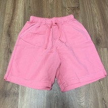 Gloria Vanderbilt Casuals Solid Coral Pull On Mom Shorts High Rise Size ... - $9.90