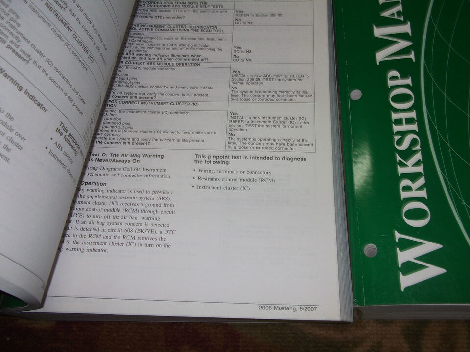 2008 Ford Mustang GT COBRA MACH SERVICE WORKSHOP REPAIR MANUAL SET NEW-
show ... Item image 3
