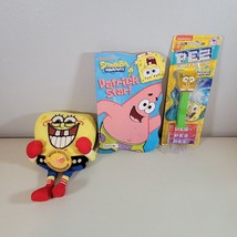 Spongebob Lot Board Book Patrick Star Bendon, Pez New and Plush Squarepants - £11.66 GBP