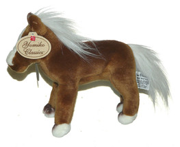Russ Berrie Yomiko Classics Palomino Horse Plush 9.5&quot; Lovey Brown White w/Tags - £19.73 GBP