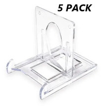 5x Clear Acrylic Trading Card Stands Sports Cards Display Holder - $4.90