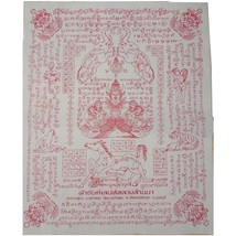 Thai Holy Magic Cloth Talisman Miracle Sanaehluang Mahasaneh Love Attrac... - $38.88