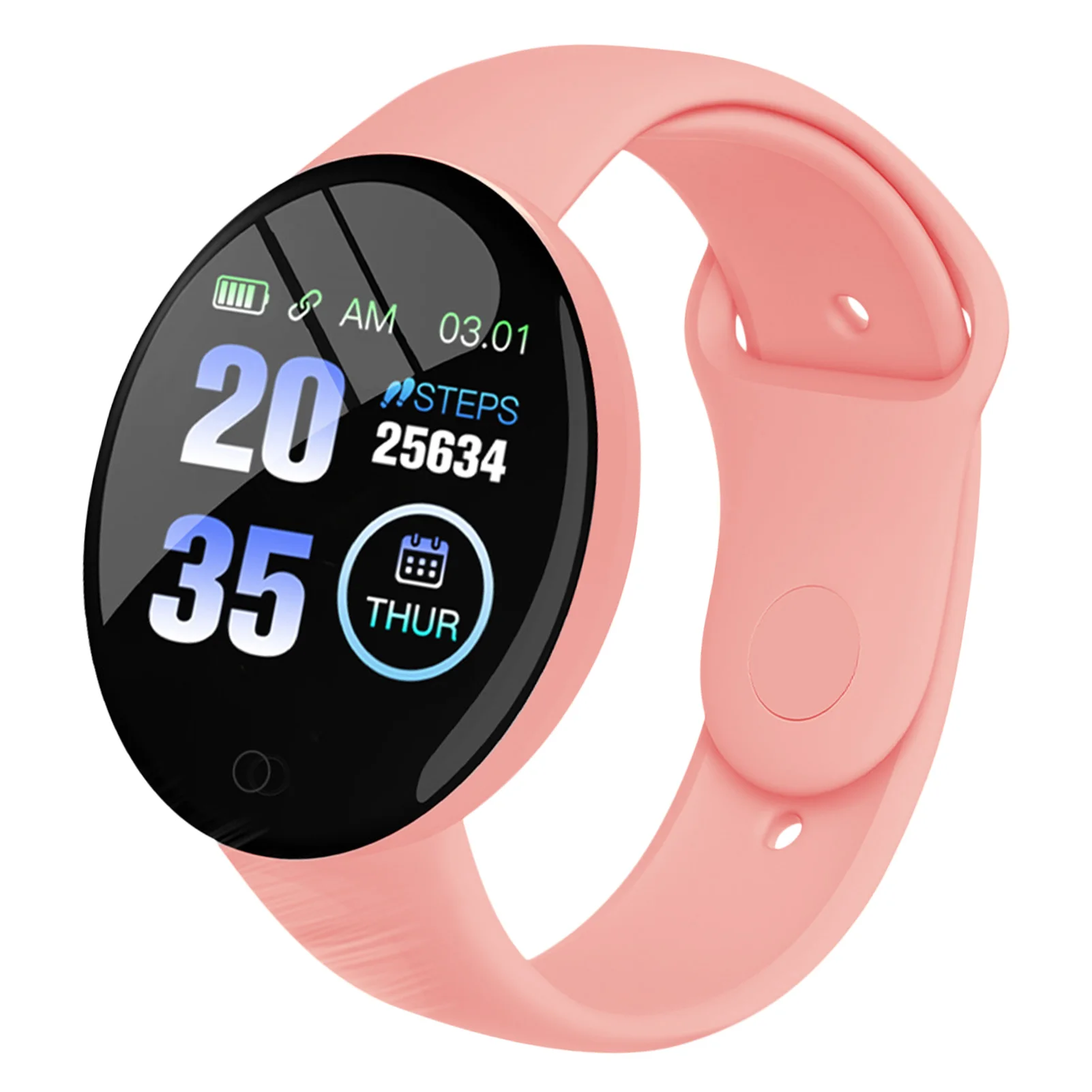 Smart Watch Men Digital Waterproof Smartwatch Women Heart Rate Monitor F... - £13.59 GBP