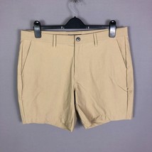 Michael Kors Tan 4 Pockets Nylon Blend Shorts Size 34W - £31.96 GBP