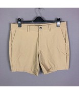 Michael Kors Tan 4 Pockets Nylon Blend Shorts Size 34W - £30.89 GBP