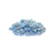 1 lb Angelite tumbled chips 5-7mm - £9.80 GBP