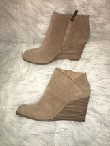Lucky Brand Tan Suede Yakeena Ankle Bootie Size  9.5 new - £95.97 GBP