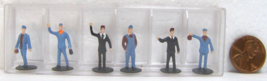 Bachmann Plasticville HO Scale Model RR Figures 6ct. Train Crews   II7 - $14.95