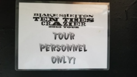BLAKE SHELTON - ORIGINAL 7 X 9 &quot;TEN TIMES CRAZIER 2013 TOUR&quot; CONCERT TOU... - €42,50 EUR