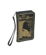 Black and Gold Sleeping Beauty Book Wallet ID Holder Snap Close Novelty ... - £27.48 GBP