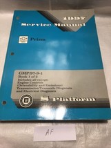 1997 Chevrolet Prism Service Shop Repair Manuals 97 Book 1 Of 2 Engine Trans - $11.88