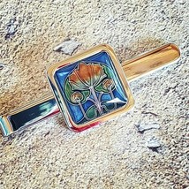 Unique ART DECO &#39;CLIFTON&#39; TIECLIP victorian TIE bar slide MENS vintage A... - $10.12