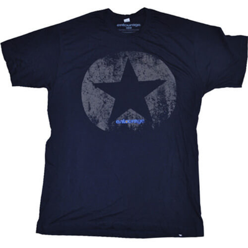 Entourage Star Navy Male T-Shirt - M - $36.80