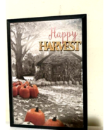 Happy Harvest pumpkins print with distressed finish - €21,31 EUR