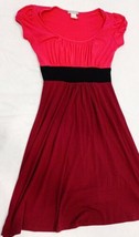 Delia&#39;s Pink, Black, Maroon Short Sleeve Size Small Dress - £13.14 GBP
