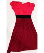 Delia&#39;s Pink, Black, Maroon Short Sleeve Size Small Dress - £12.43 GBP